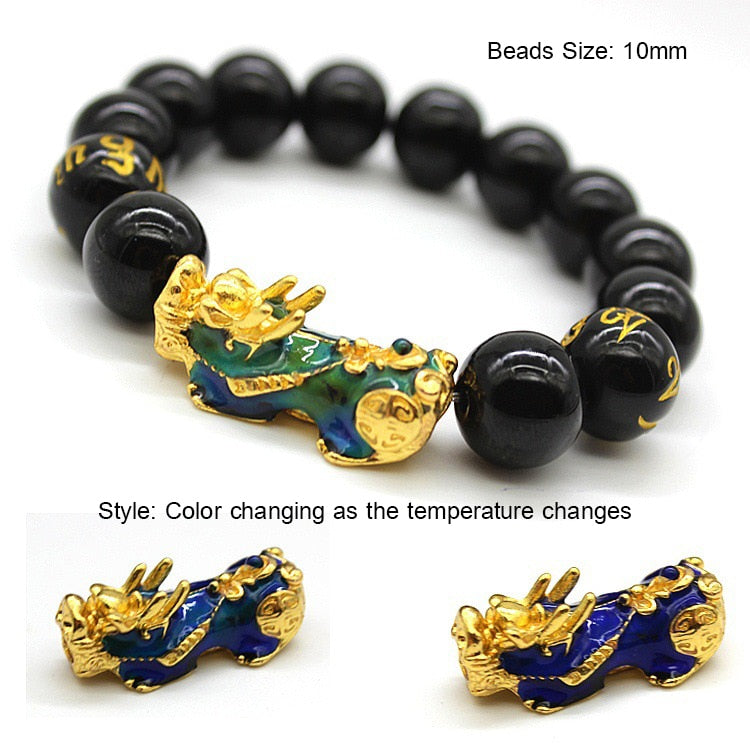 Pulseira Feng Shui Obdisian - Frete Grátis