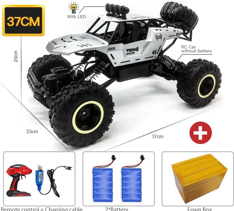 Carro à Prova de Choque Resistência a Colisão Controle Remoto 2.4 GHZ