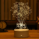 Luminária 3D Acrilico Decorativa Led