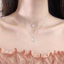 Colar de Lua e Estrela Duplo