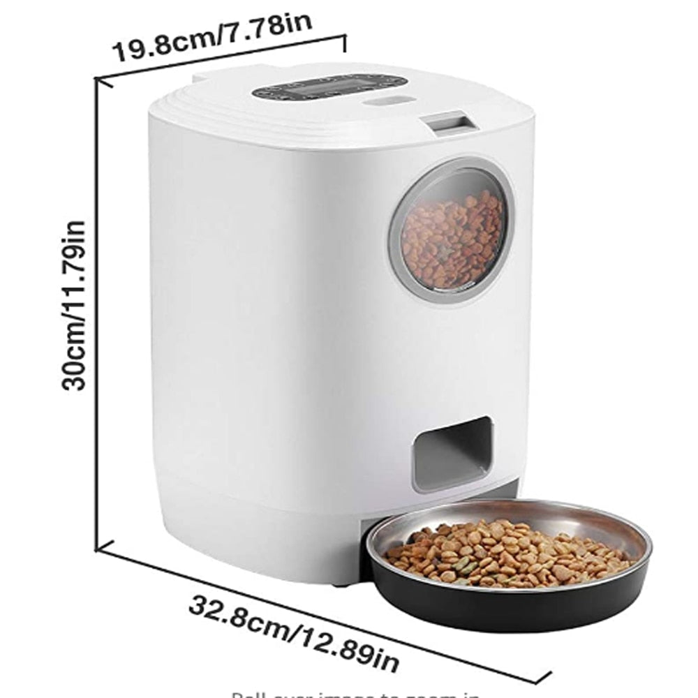 Alimentador Automático 4,5L e Fonte de Água Automática 2L para Pets