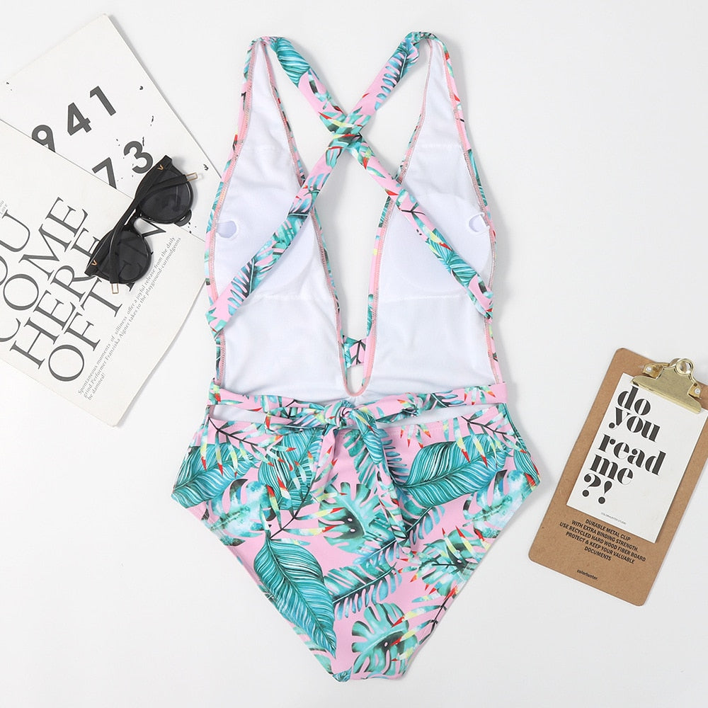 Maiô Decote Tie Dye ou Floral 4 Cores