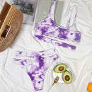 Biquíni Atitude Top Cropped e Cintura Alta 3 cores