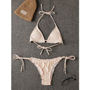 Biquíni Brasileiro Cortininha e Canelado Verão 2023 4 Cores