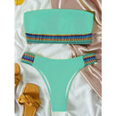 Biquíni Top Faixa e Cintura Alta Neon 4 Cores