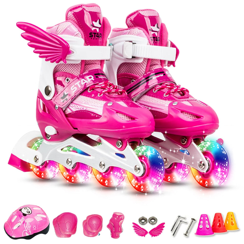 Patins com ou sem Led e Equipamento de Proteção