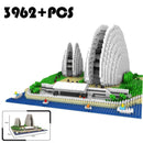 Zhuhai 3.962 Peças de Montar Modelos Arquitetônicos