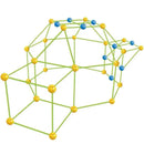 Fortbuilder - Kit de Construção Infantil - Com Varões e Bolas - Frete Grátis