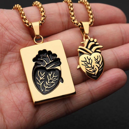 Colar Para Casal de Namorados HEART OF GOLD