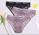 Calcinha de Renda transparente Kit 3PCS - Garotas fashion 