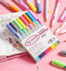 Canetas Brilhosa Linha Dupla