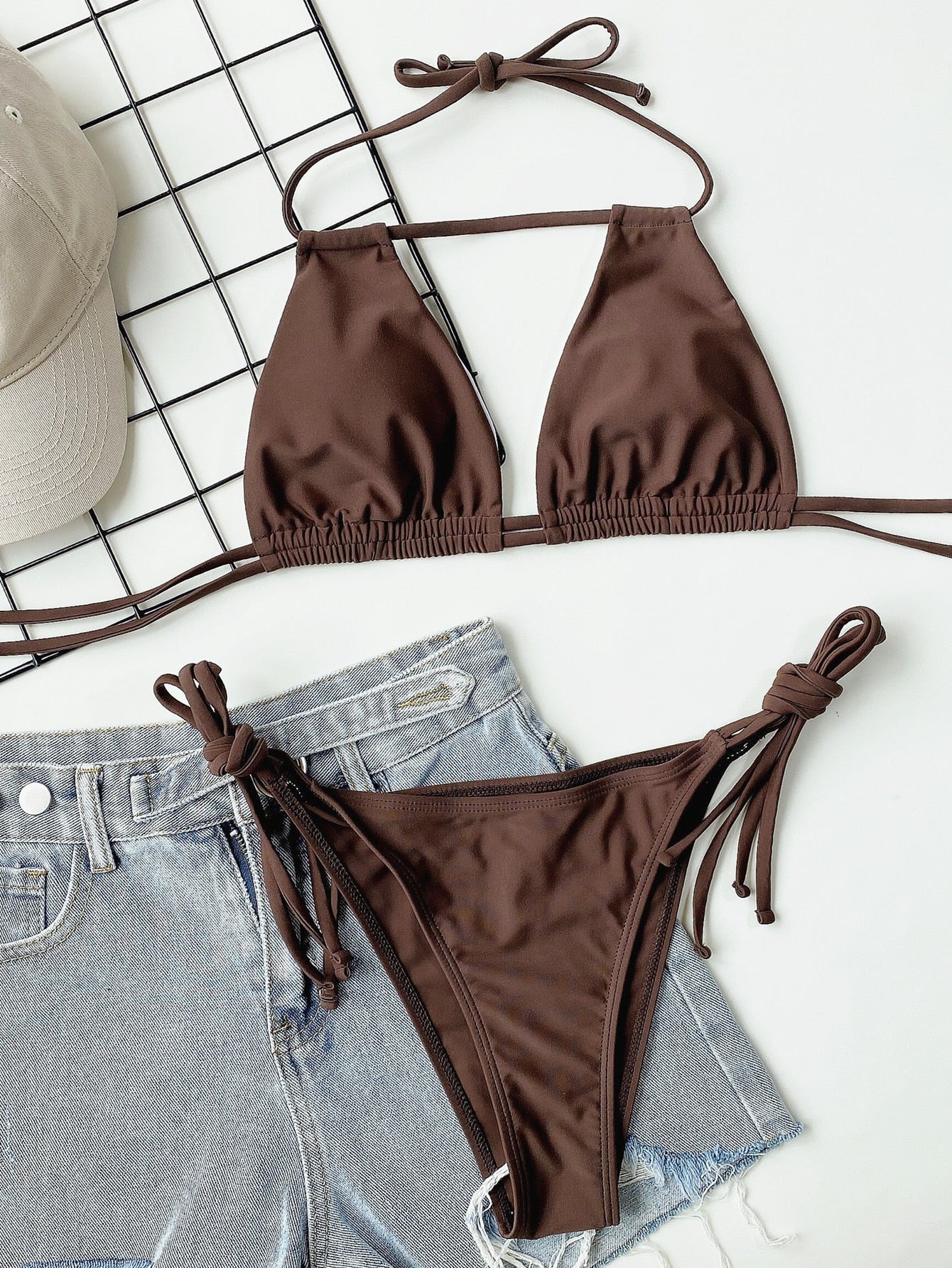 Biquíni Cropped Moda Praia 2023
