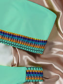 Biquíni Top Faixa e Cintura Alta Neon 4 Cores