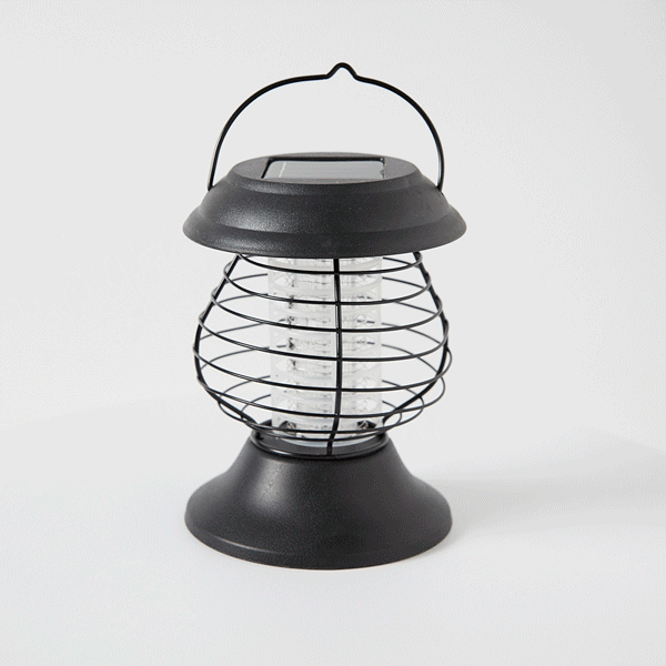Lanterna Eliminadora de Mosquitos com painel solar