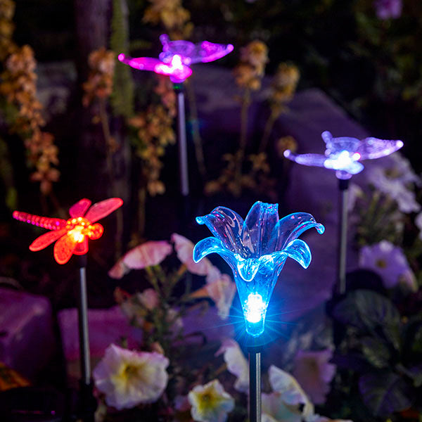 Luminária Decorativa Externa com Mudança de Cor