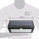 Super Luz com Sensor de Movimento e Painel Solar - Super Brilhante, Sem fios, Fácil instalação.