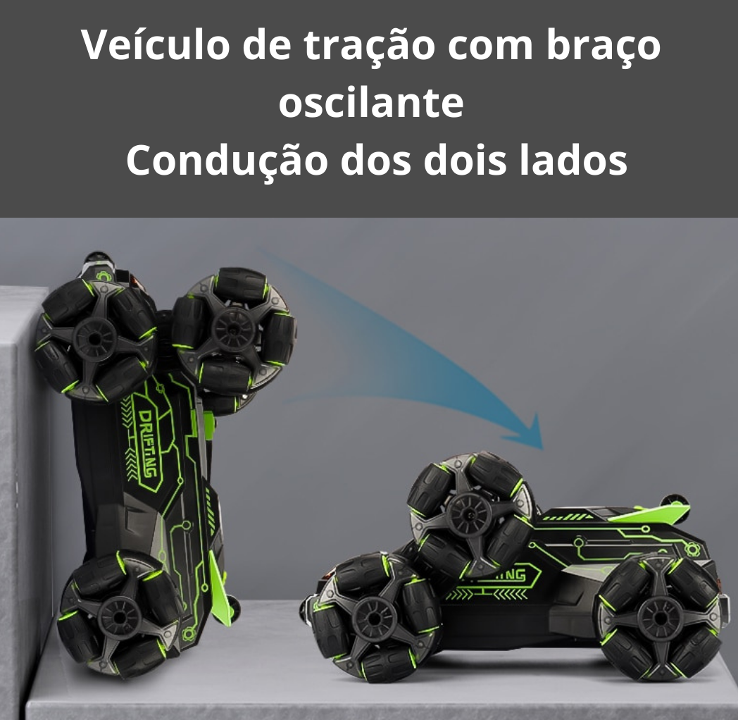 Carro Acrobático de Alta Resistência com Controle Remoto 2.4 GHZ
