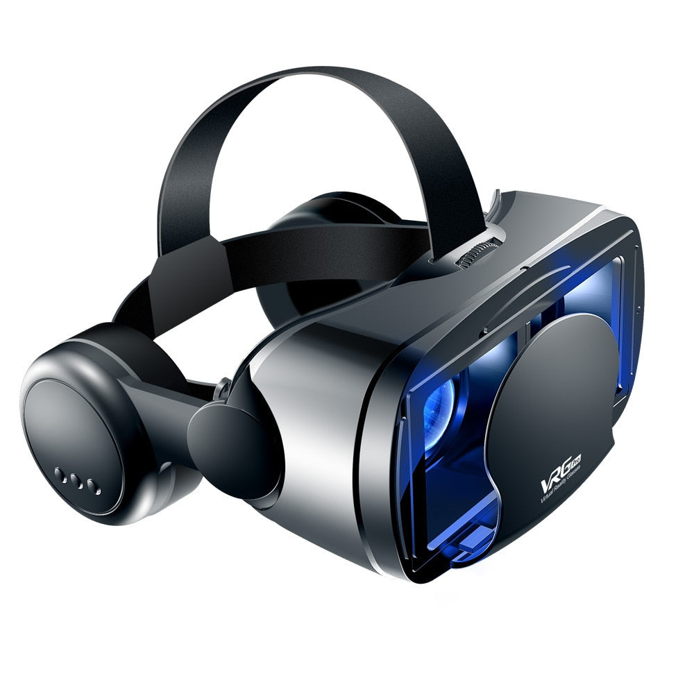 Óculos de Realidade Virtual 3D com Fone Headset 5-7 Polegadas