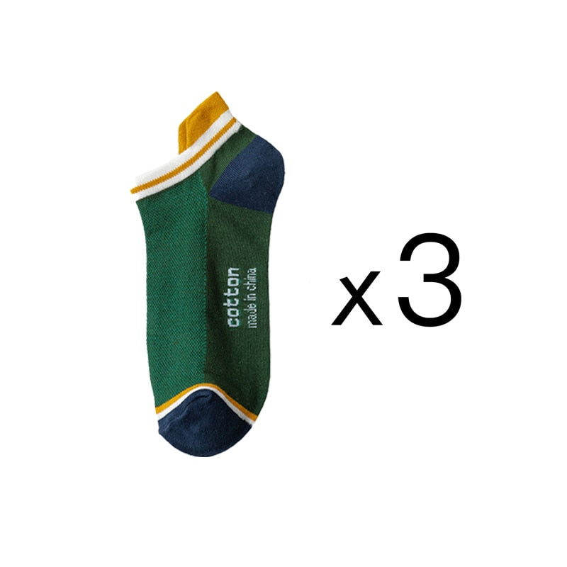 Kit 3 Pares de Meia Cotton Cano Curto