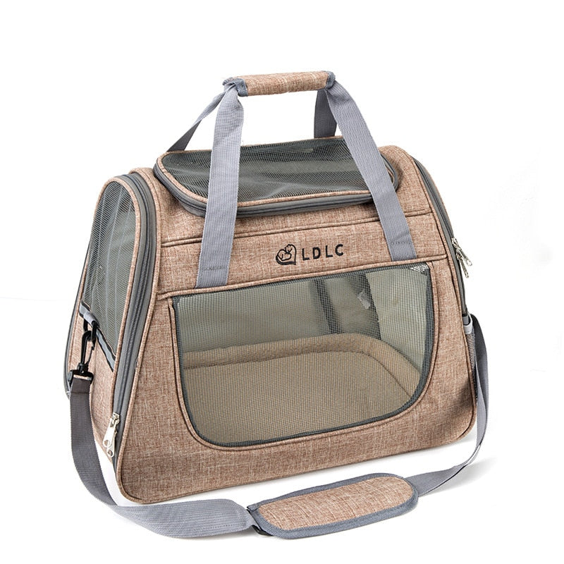 Bolsa de Viagem Transportadora Reflexiva para Pets 6 Cores