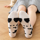 Kit 5 Pares de Meia Cano Curto Estampa de Vaquinha