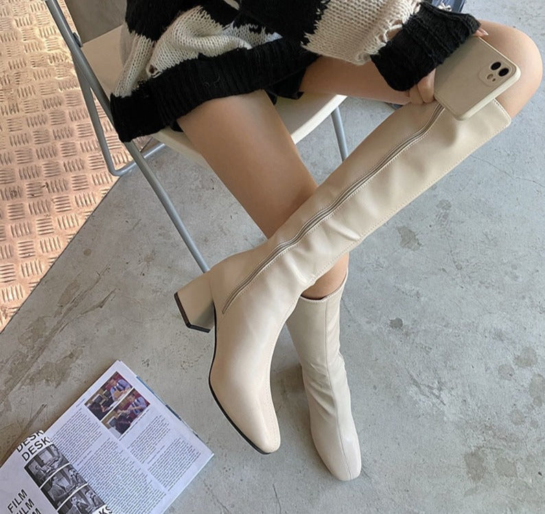 Bota Cano Alto Ludmilla
