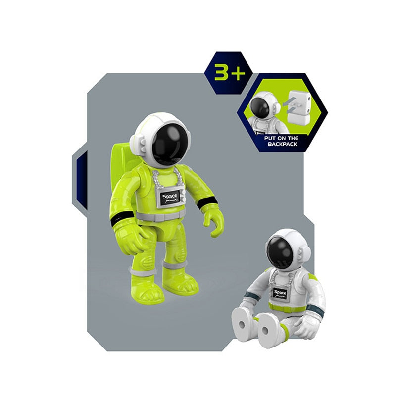 Quebra Cabeça Foguete e Base Espacial