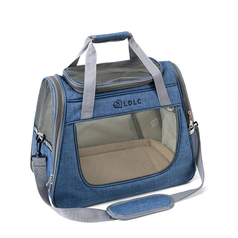 Bolsa de Viagem Transportadora Reflexiva para Pets 6 Cores