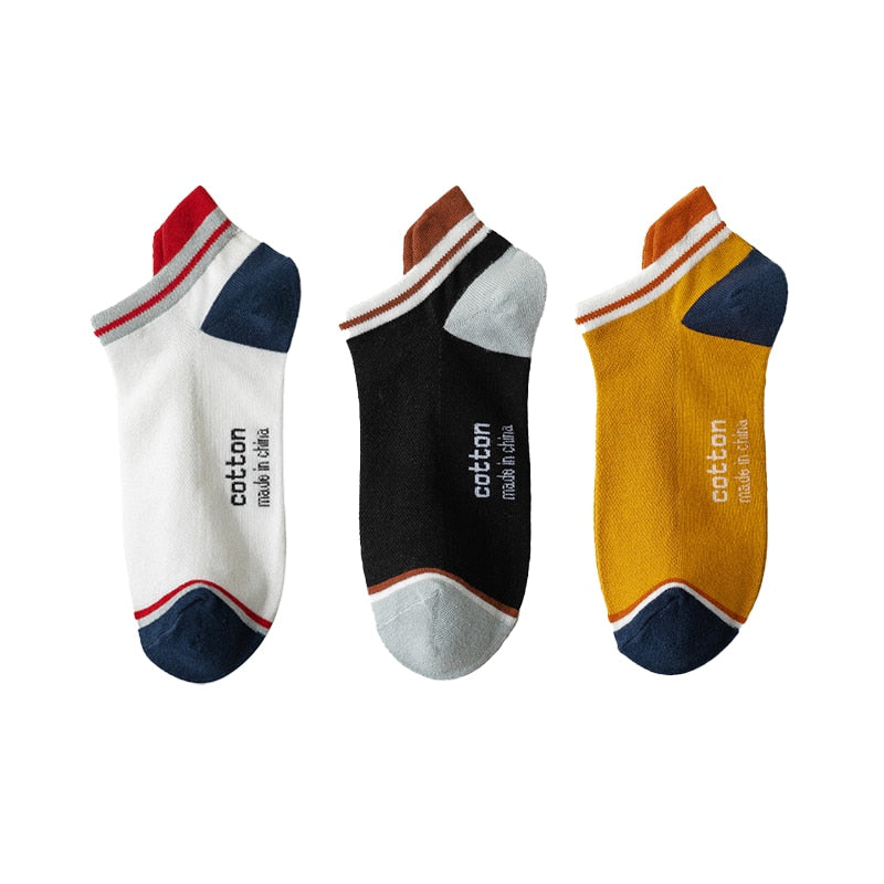 Kit 3 Pares de Meia Cotton Cano Curto
