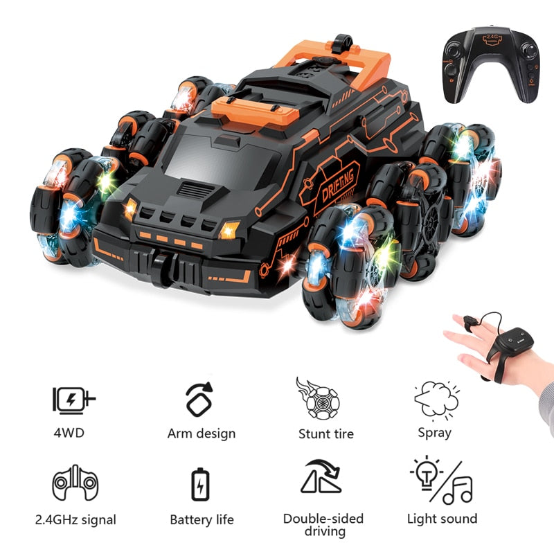 Carro Acrobático de Alta Resistência com Controle Remoto 2.4 GHZ