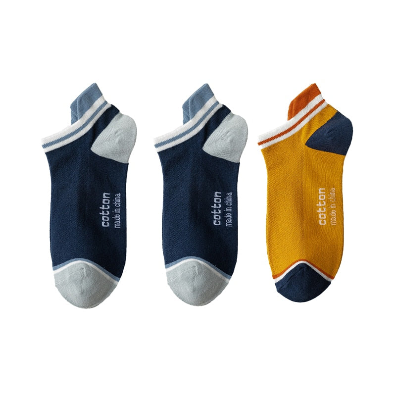 Kit 3 Pares de Meia Cotton Cano Curto