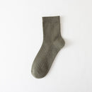 Meia Canelada Cano Médio Respirável