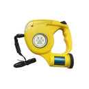 Coleira Guia Retrátil com Lanterna LED e Saco de Lixo