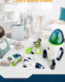 Quebra Cabeça Foguete e Base Espacial