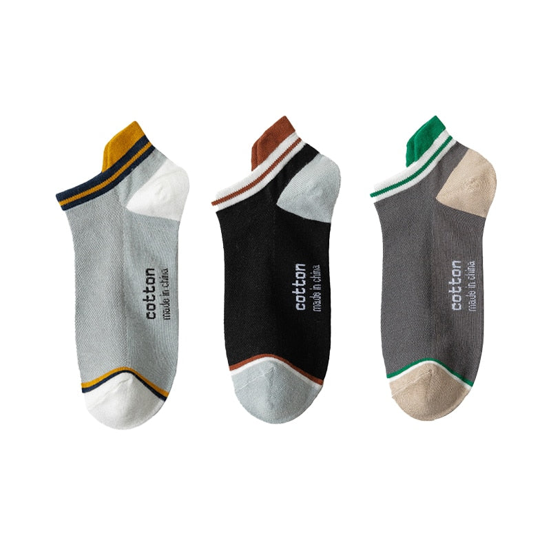 Kit 3 Pares de Meia Cotton Cano Curto