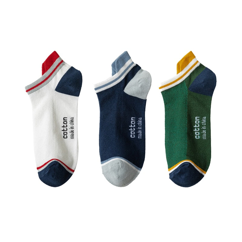 Kit 3 Pares de Meia Cotton Cano Curto