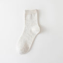 Meia Canelada Cano Médio Respirável