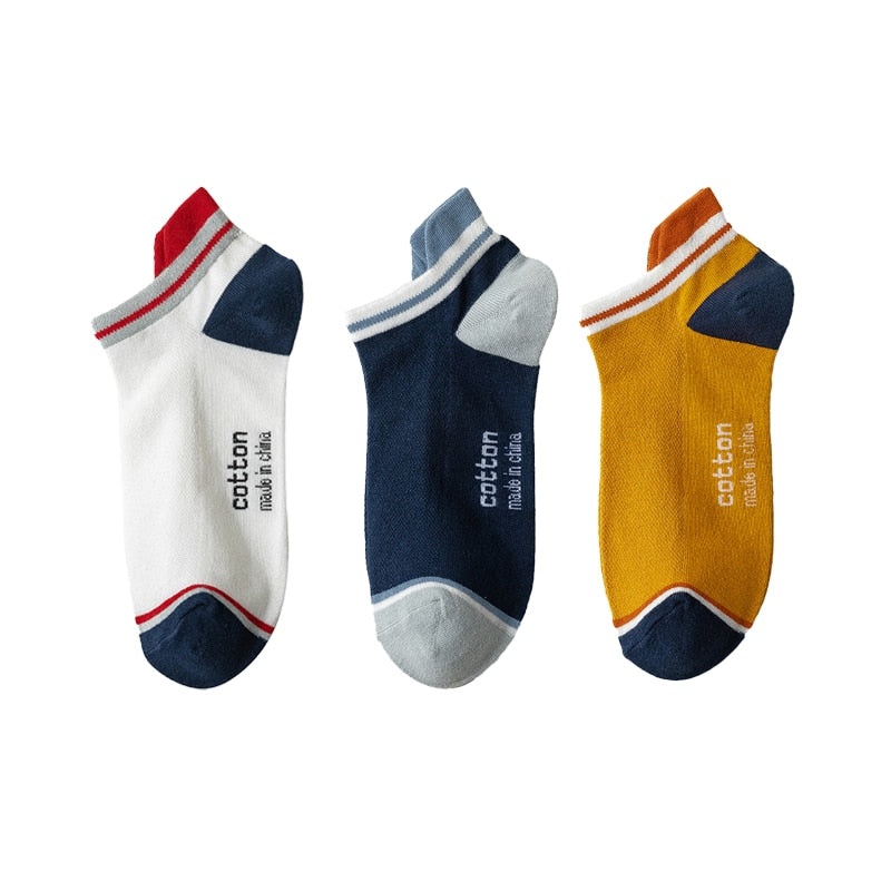 Kit 3 Pares de Meia Cotton Cano Curto