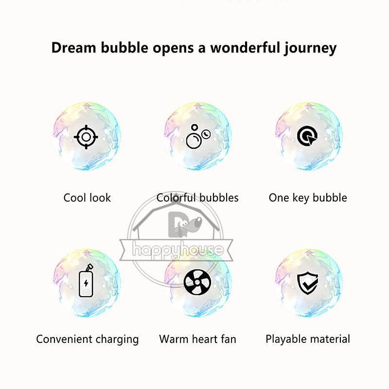 Máquina de Bolhas de Sabão Automática