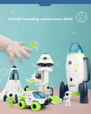 Quebra Cabeça Foguete e Base Espacial