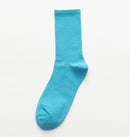 Meia Soft Canelada Cano Médio Respirável (22 Cores)