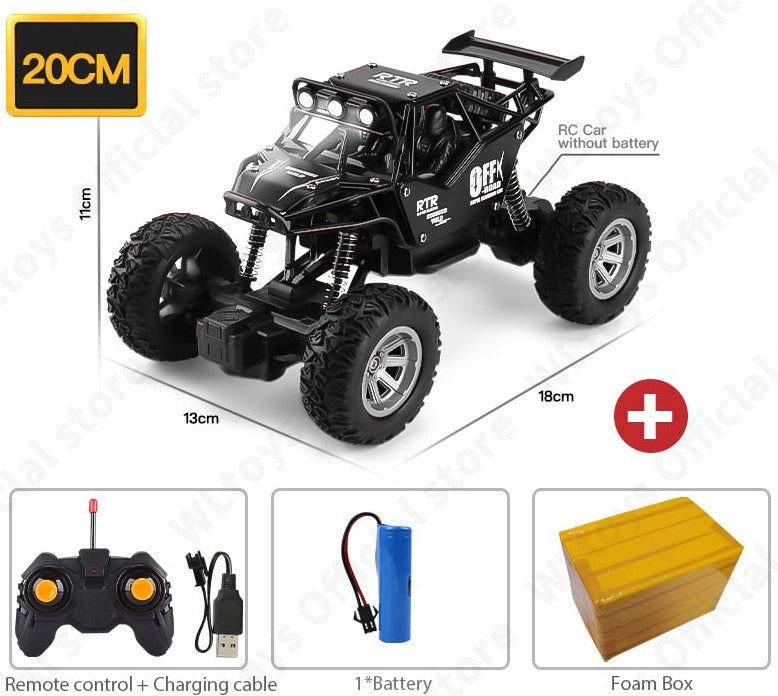 Carro à Prova de Choque Resistência a Colisão Controle Remoto 2.4 GHZ