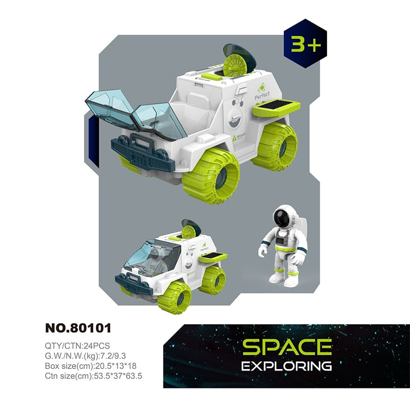 Quebra Cabeça Foguete e Base Espacial