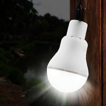 Lâmpada Solar de LED Portátil - Perfeita Para Acampar!