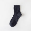 Meia Canelada Cano Médio Respirável