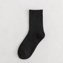 Meia Soft Canelada Cano Médio Respirável (22 Cores)