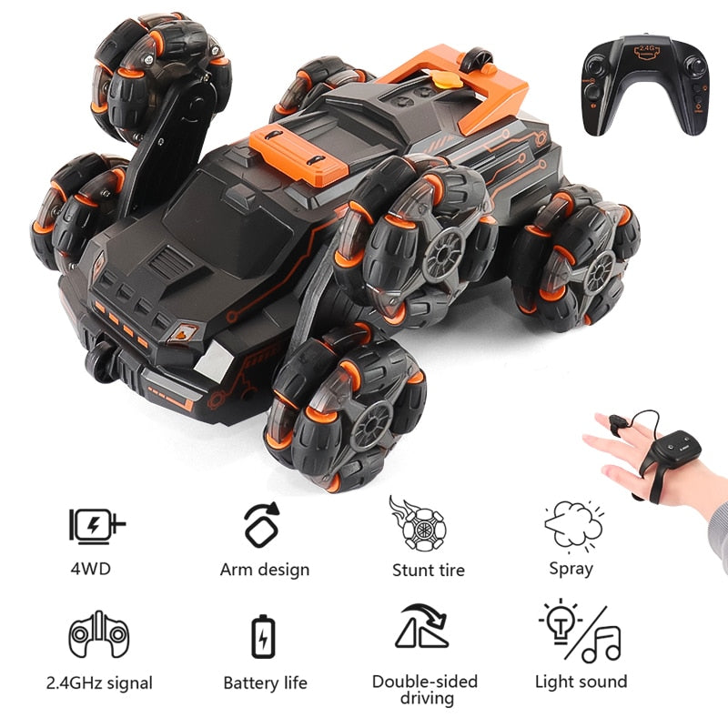 Carro Acrobático de Alta Resistência com Controle Remoto 2.4 GHZ