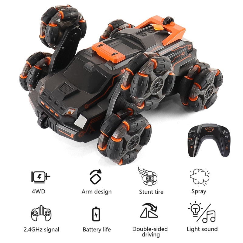 Carro Acrobático de Alta Resistência com Controle Remoto 2.4 GHZ
