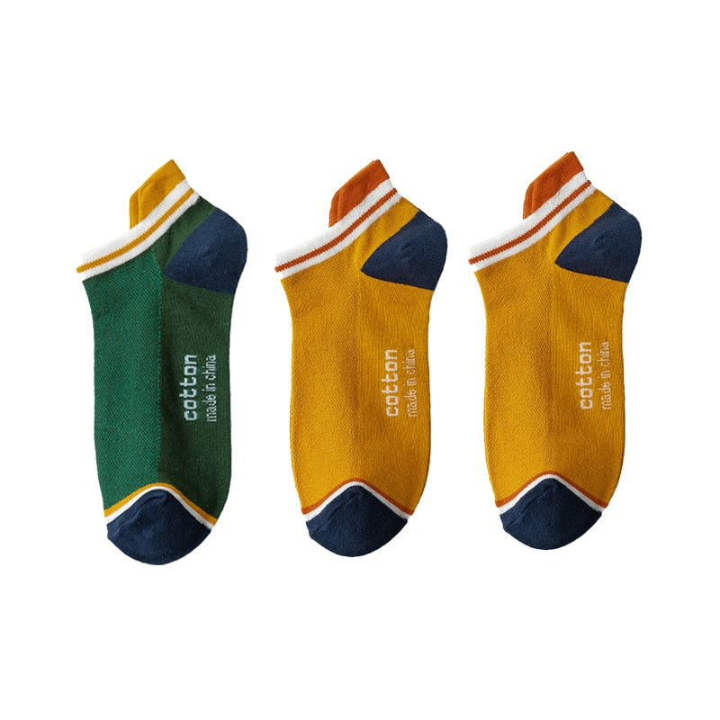 Kit 3 Pares de Meia Cotton Cano Curto