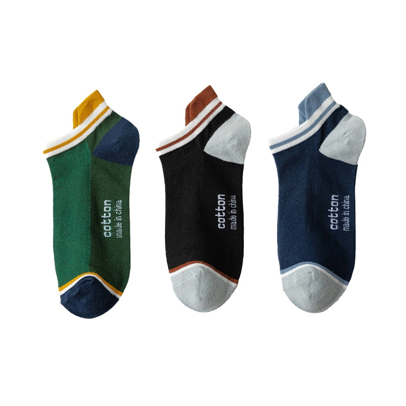 Kit 3 Pares de Meia Cotton Cano Curto